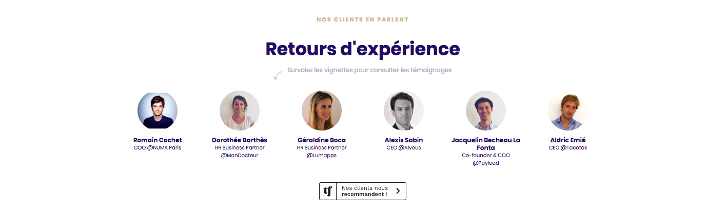 Quelques clients d'Aviz.io