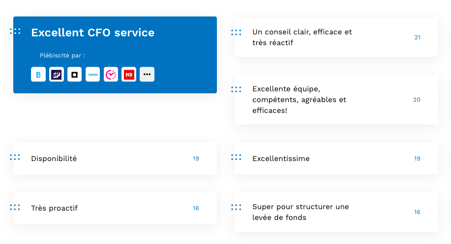 Les qualités de 2CFinance vues par leurs clients