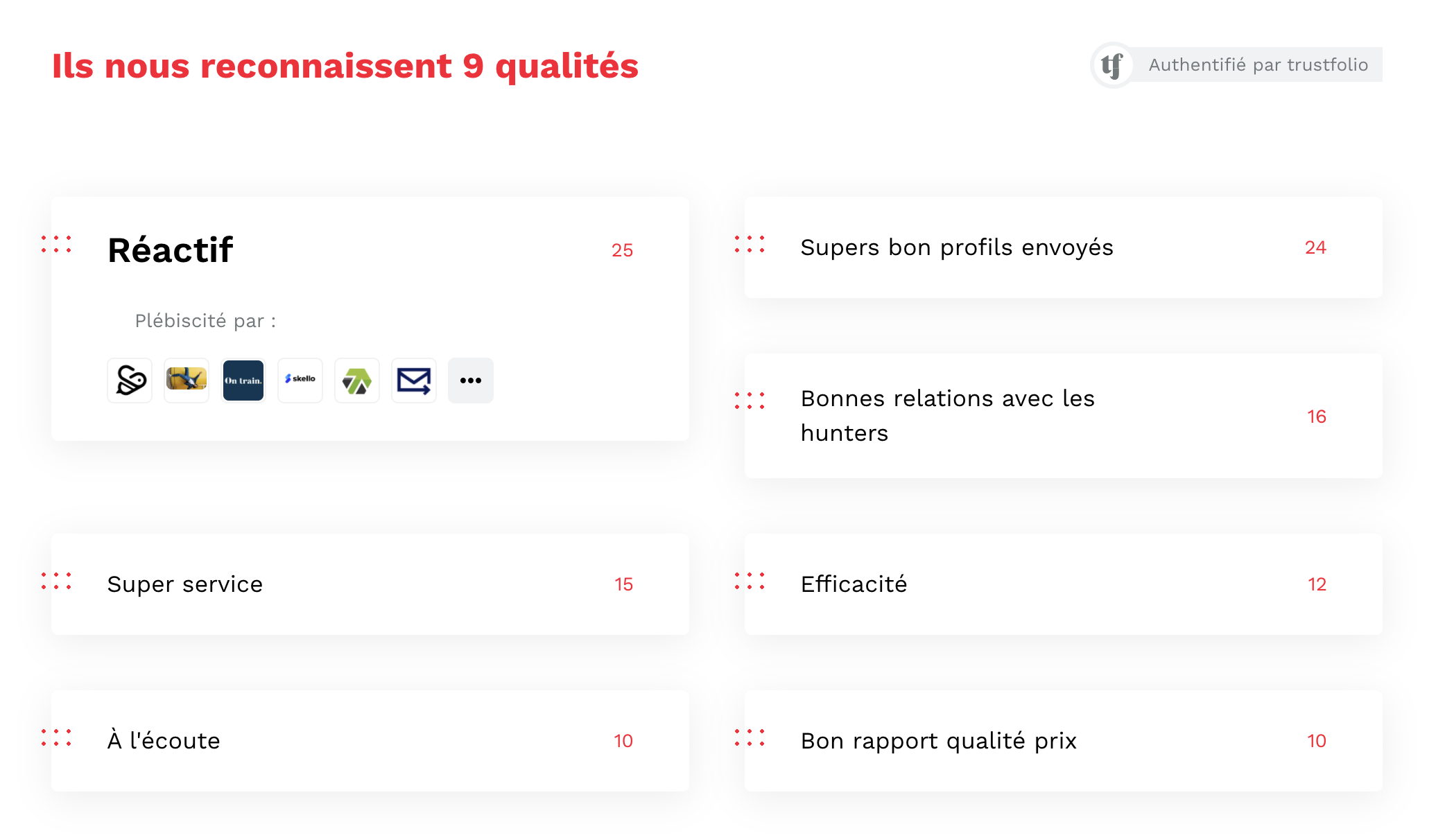 Les qualités de La Relève